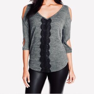 Jessica Simpson | Rochelle Lace Sweater